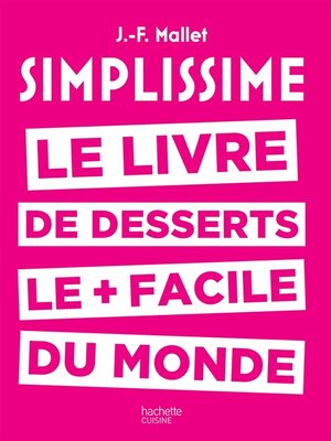 cover image of Simplissime--Desserts
